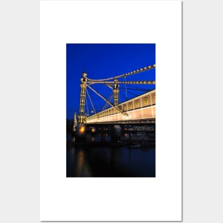 Albert Bridge River Thames London Posters and Art